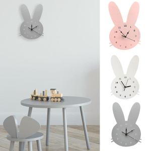 BunnyTimeโข | Konijnen Kinder Wandklok
