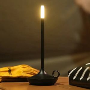 LuxeGlow | Unieke en luxe Oplaadbare USB kandelaarslamp